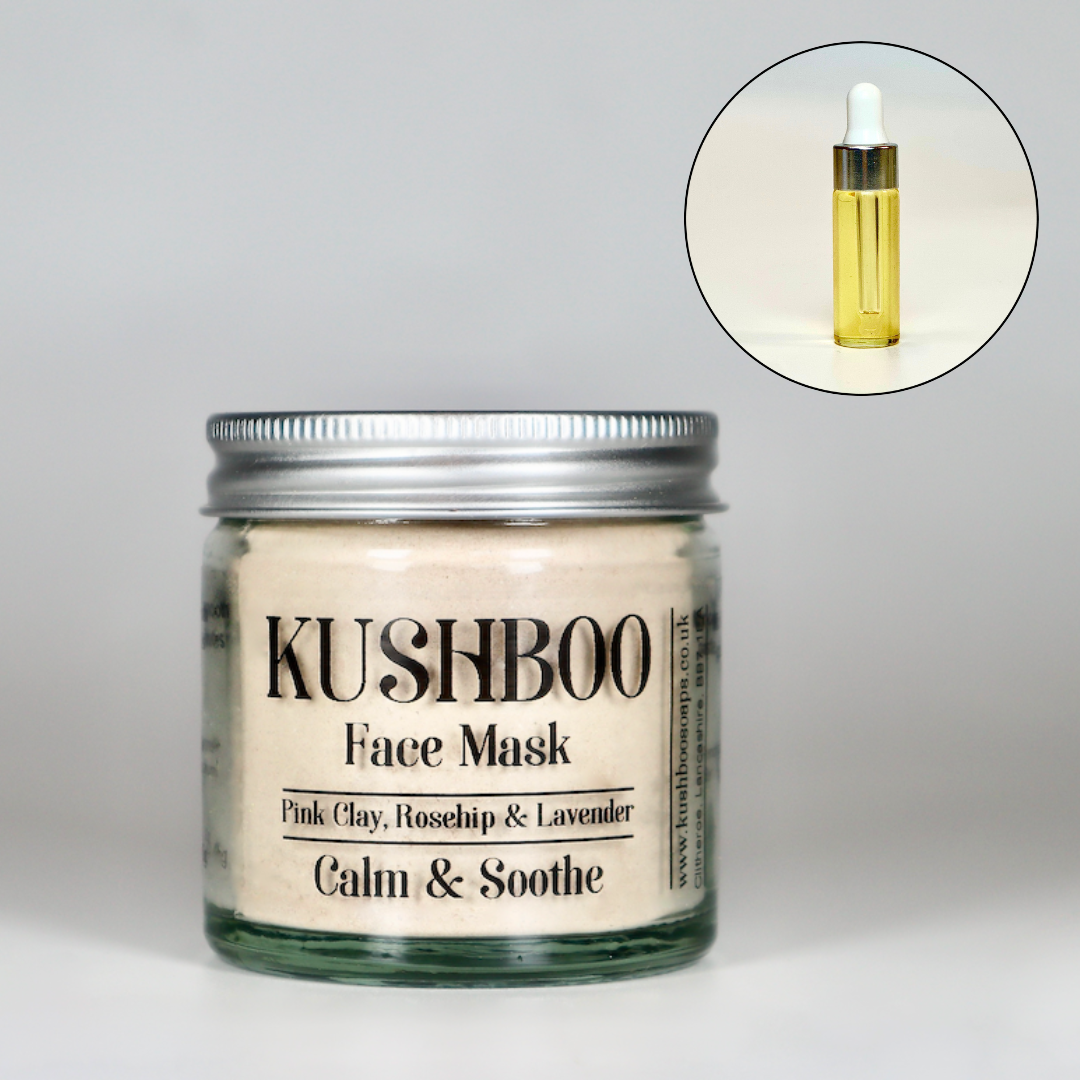 Pink Face Mask & Mini Face Oil