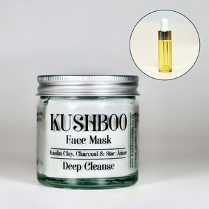 Charcoal Face Mask & Mini Face Oil