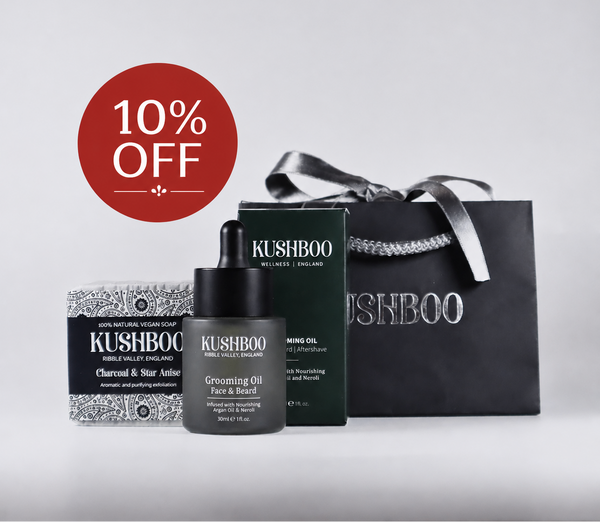 #GiftSet-30mlGroomingOil&CleansingSoap&GiftBag