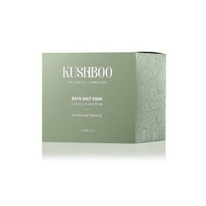 Geranium & Rose Salt Soak (350g)