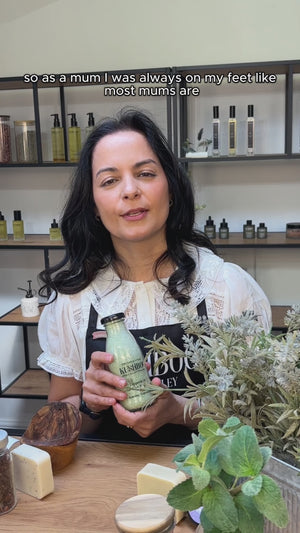 Peppermint Foot Salts Milk Bottle - (300g)