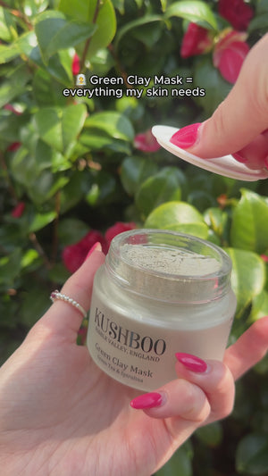 Green Clay Mask – Green Tea & Spirulina